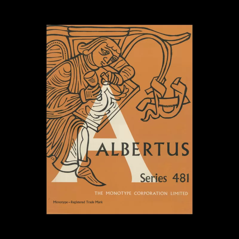 Albertus specimen, (typeface by Berthold Wolpe), Monotype, ca. 1940
