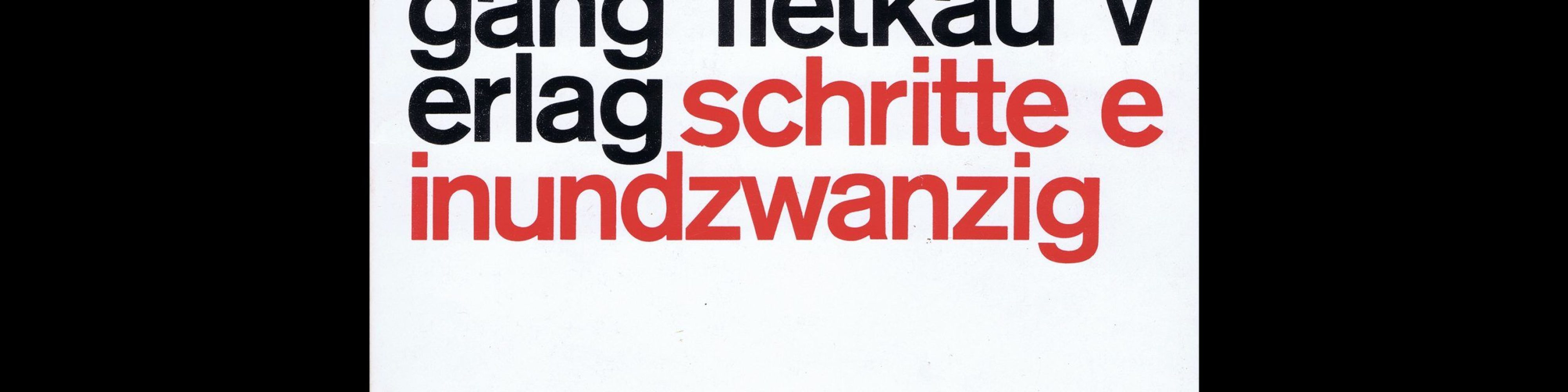 Aldona Gustas, Worterotik, Wolfgang Fietkau Verlag, 1971. Designed by Christian Chruxin