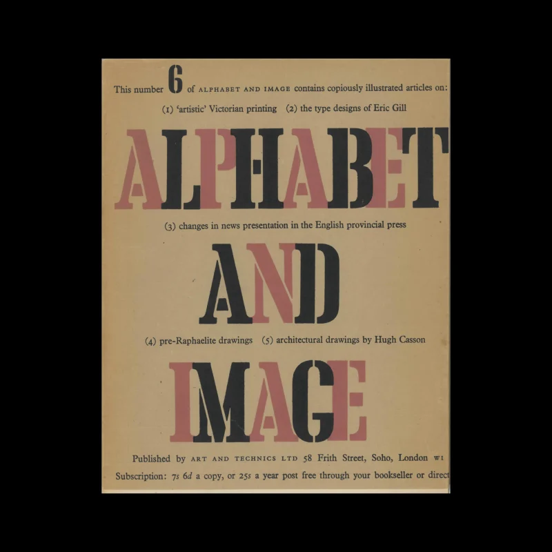 Alphabet and Image 6, Shenval Press, 1947