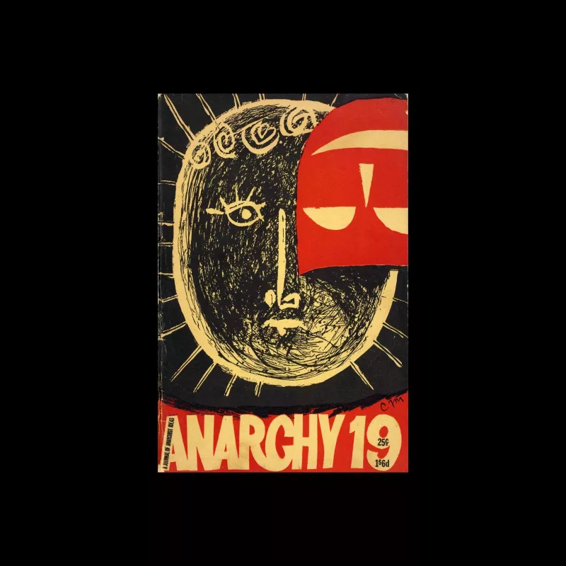 Anarchy 19, Freedom Press, September 1962. Cover design by Colin Munro