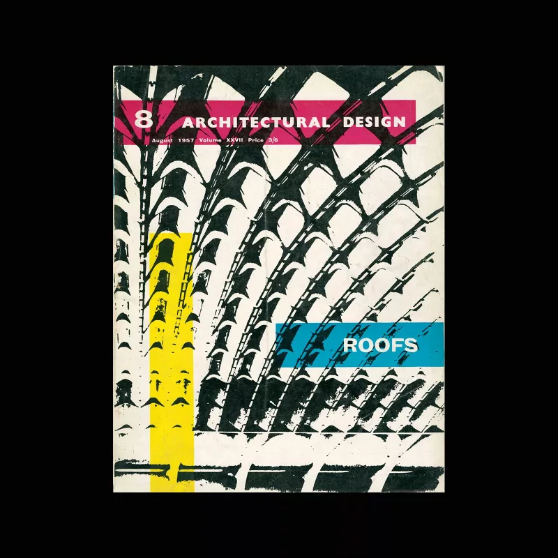 Architectural Design, August 1957. Cover design Theo Crosby