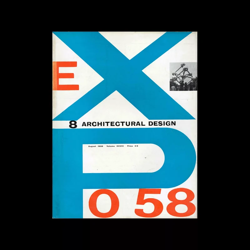 Architectural Design, August 1958. Cover design by Theo Crosby