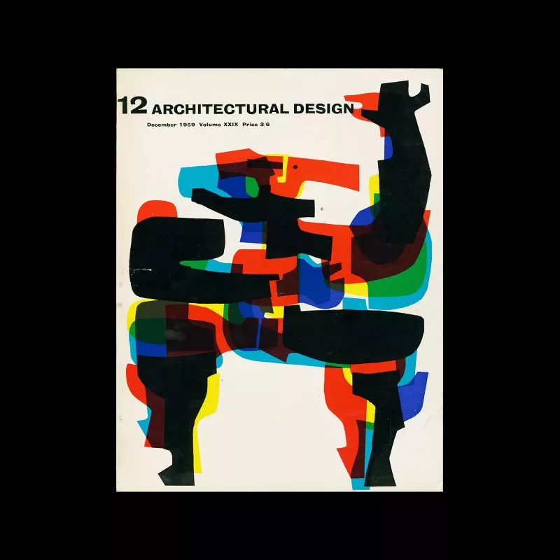 Architectural Design, December 1959. Cover design Theo Crosby