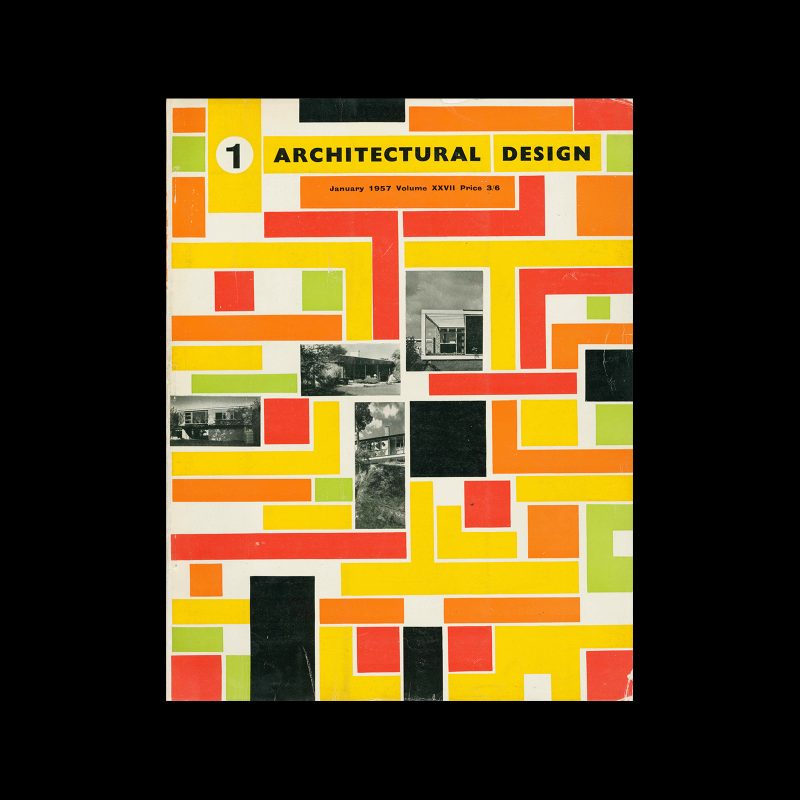 Architectural Design, January 1957. Cover design by Theo Crosby
