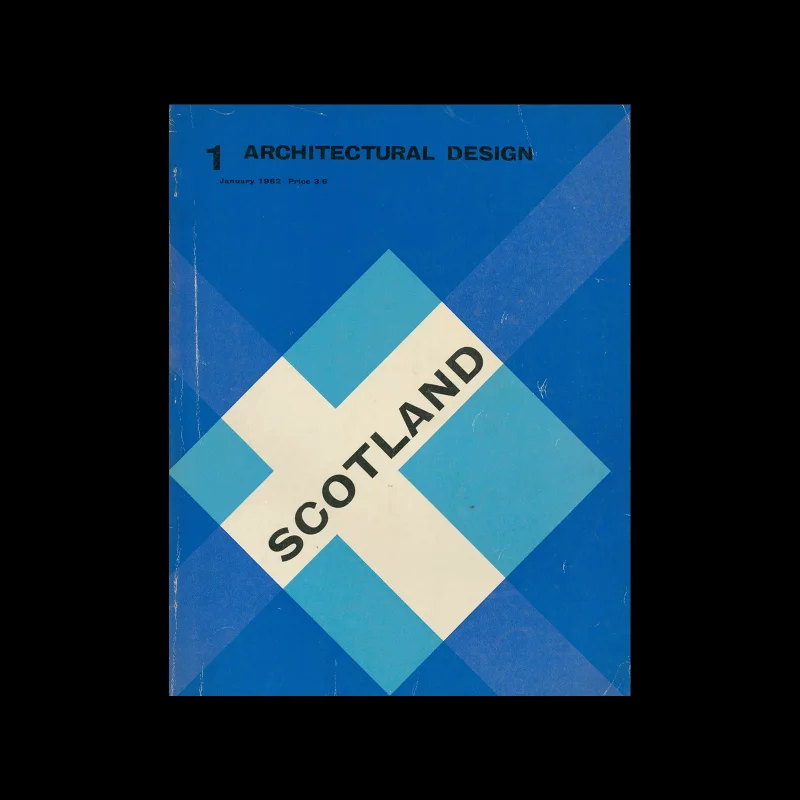 Architectural Design, January 1962. Cover design by Theo Crosby