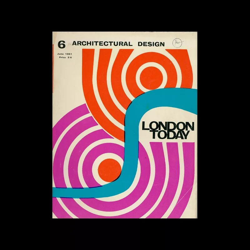 Architectural Design, June 1961. Cover design by Theo Crosby