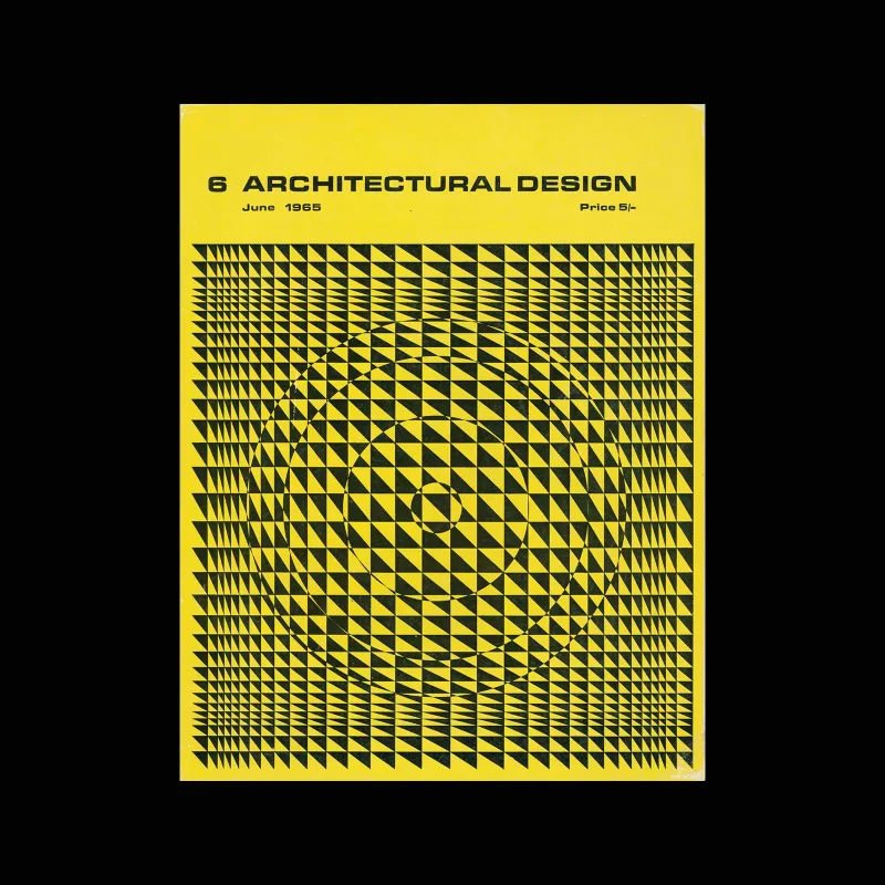 Architectural Design, June 1965. Cover design by A. Stockbridge