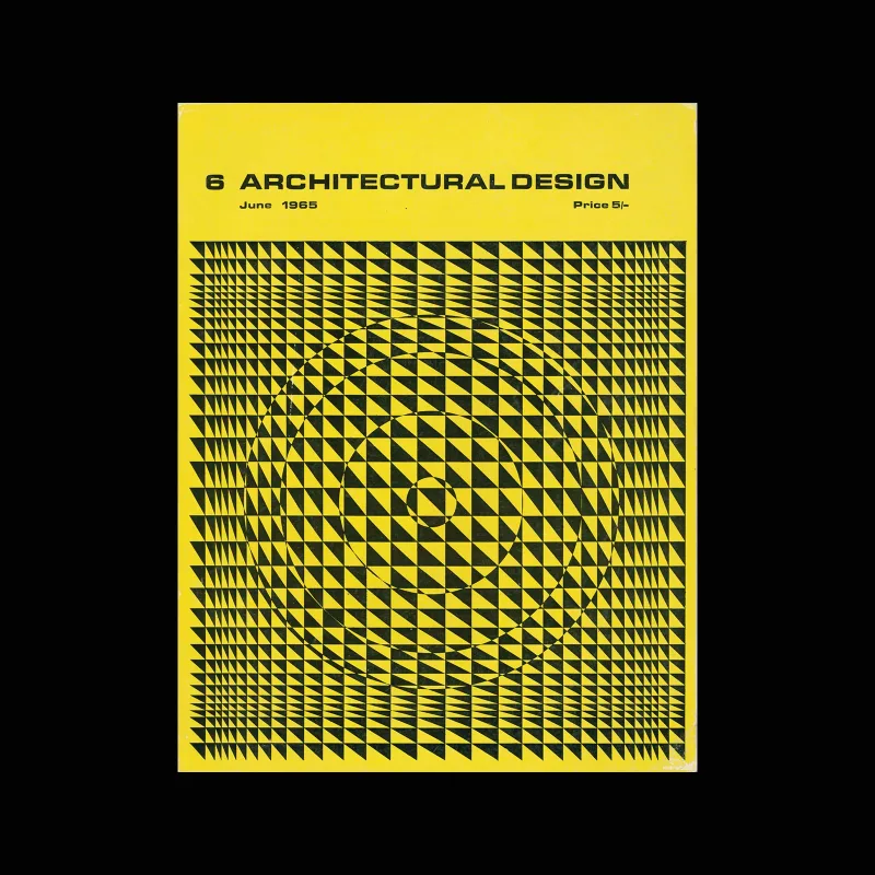 Architectural Design, June 1965. Cover design by A. Stockbridge