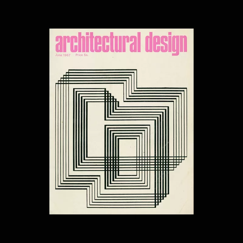 Architectural Design, June 1967. Cover image by Josef Albers