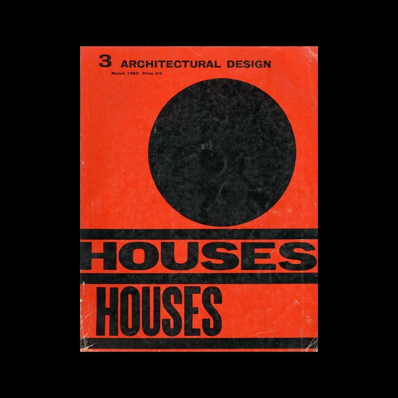 Architectural Design, March 1962. Cover design by Theo Crosby