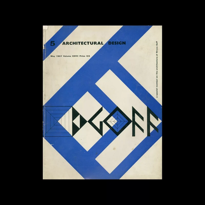 Architectural Design, May 1957. Cover design by Theo Crosby