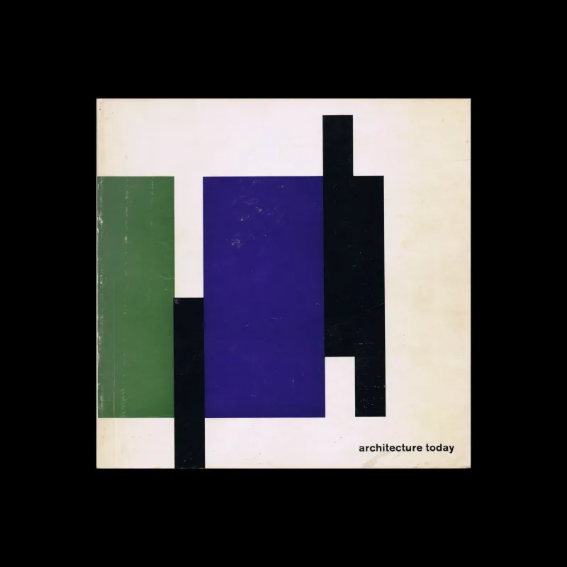 Architecture Today, The Arts Council, 1961. Designed by Dennis Bailey