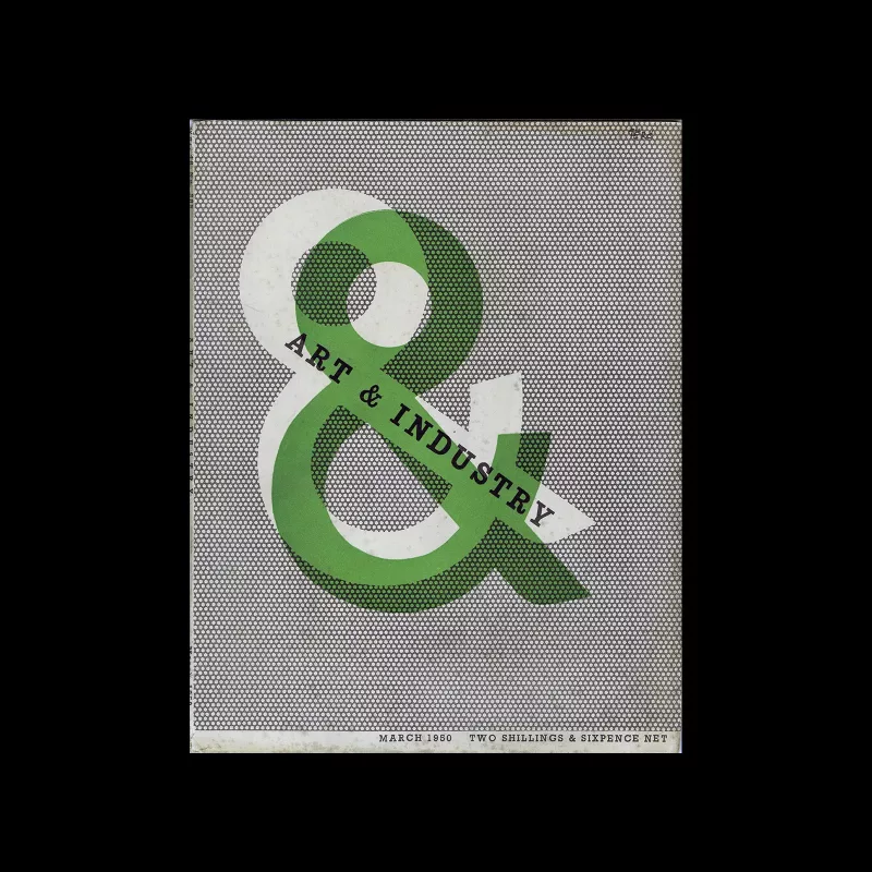 Art & Industry 285, March 1950. Cover design by Hans Schleger /Zero