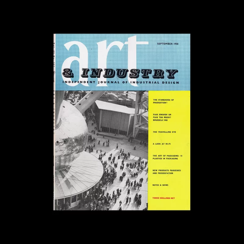 Art and Industry 387, September 1958
