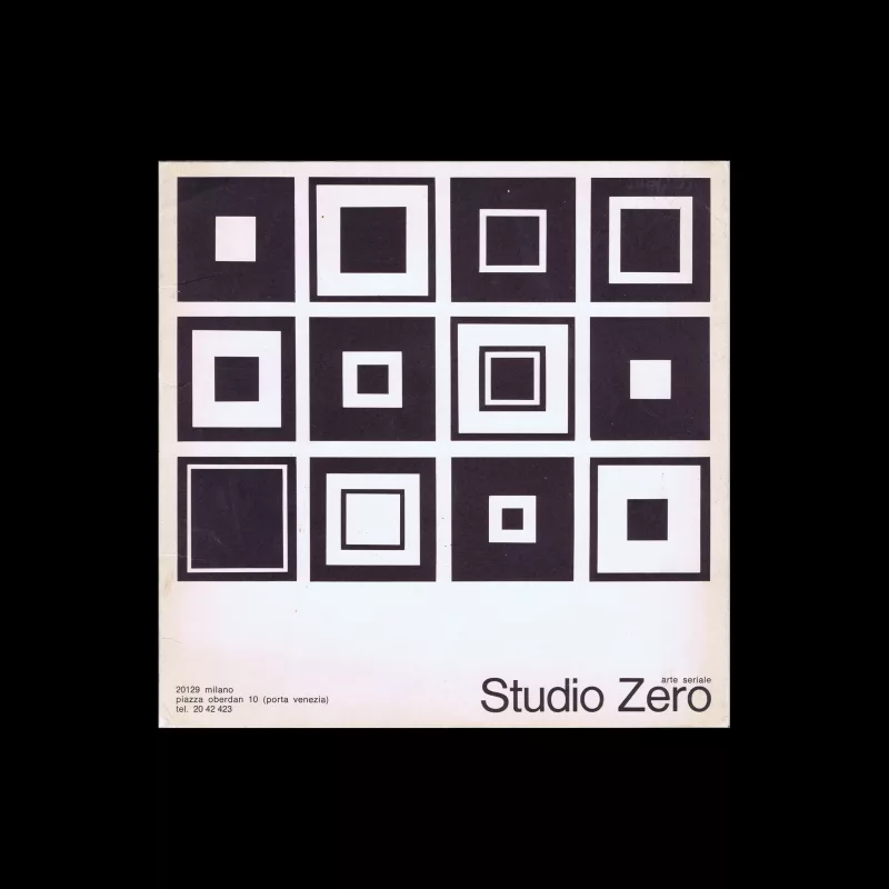 Arte seriale, Studio Zero, 1970