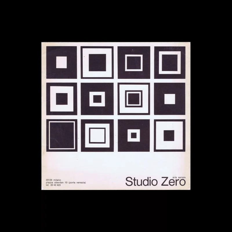 Arte seriale, Studio Zero, 1970