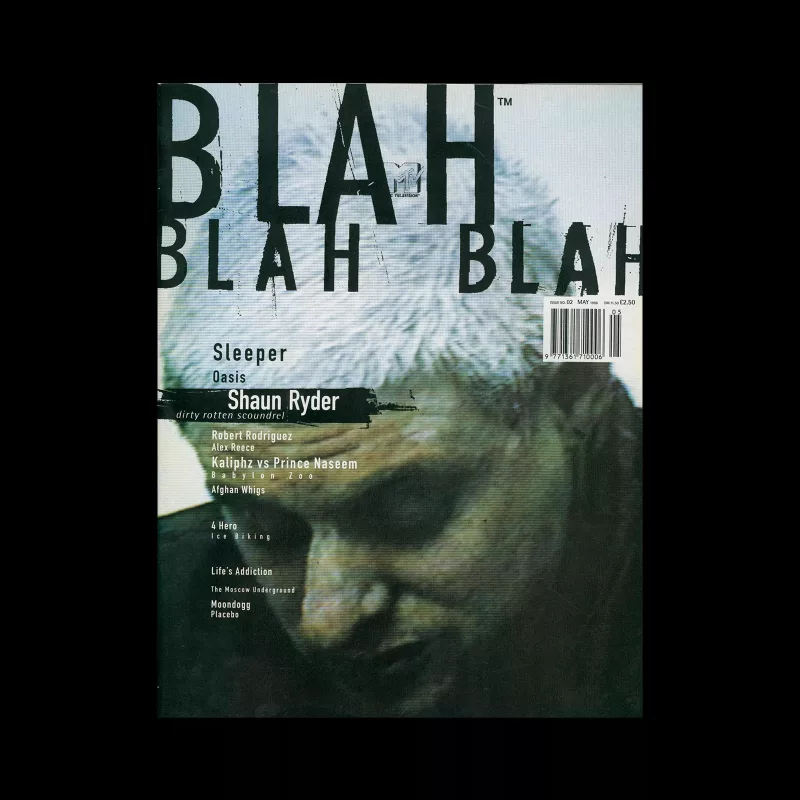 Blah Blah Blah, #2, May 1996. Designed by Chris Ashworth, Neil Fletcher and Amanda Sissons (Substance)