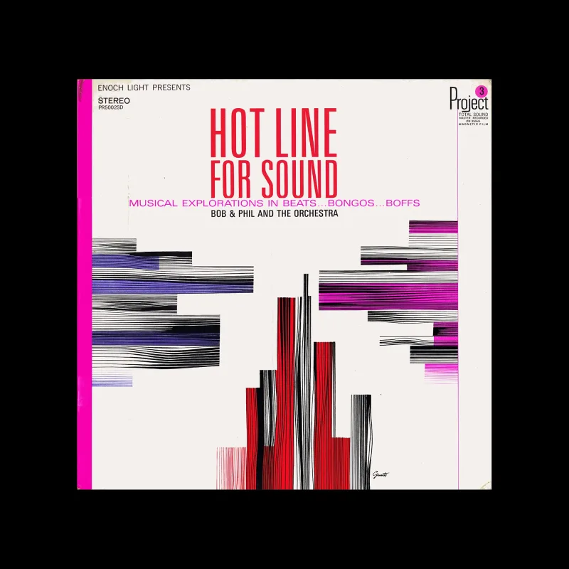 Bob & Phil And The Orchestra – Hot Line For Sound, Command Records, New York, 1966. Cover design by George Giusti