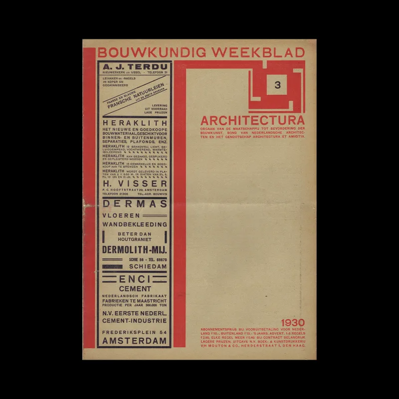 Bouwkundig Weekblad Architectura, 03, 1930