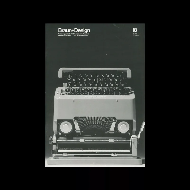 Braun+Design, 18, 1991. Designed by Jo Klatt.