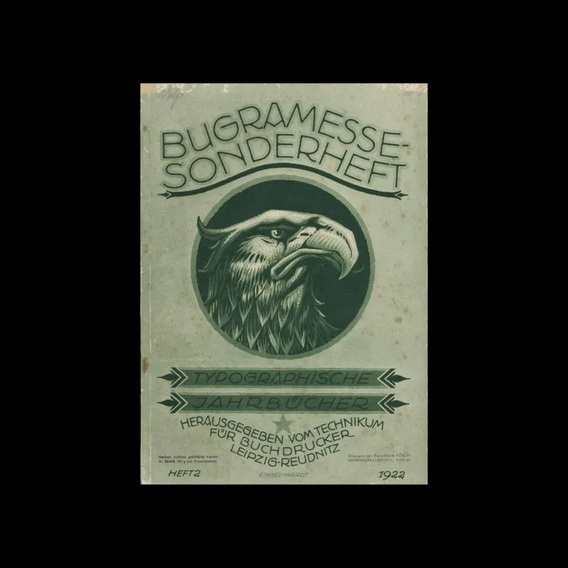 Burgamesse Sonderheft Typographische Jahrbücher, Heft 2, 1922