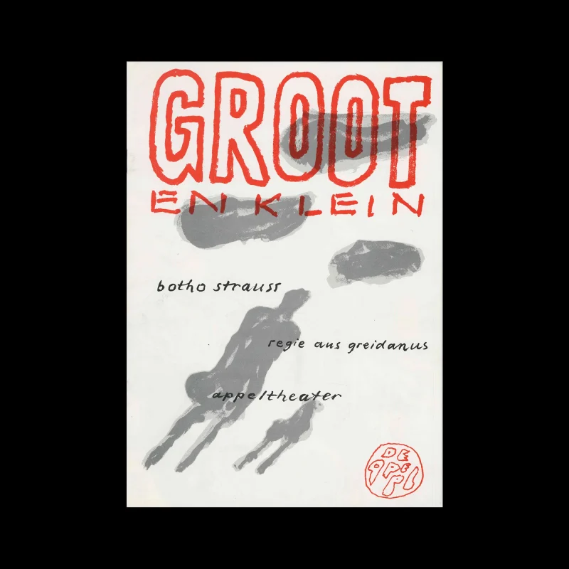 De Appel, Groot en klein, 1992-93. Designed by Jan Bons