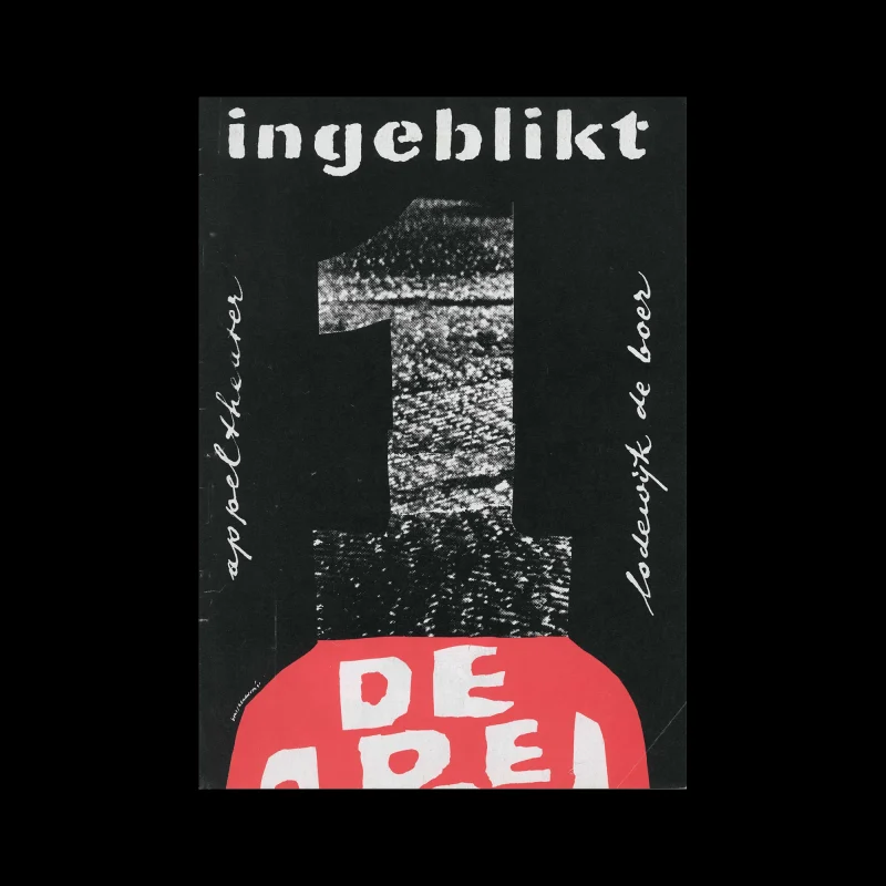 De Appel, Ingeblikt I, Brochure, 1991-92. Designed by Jan Bons