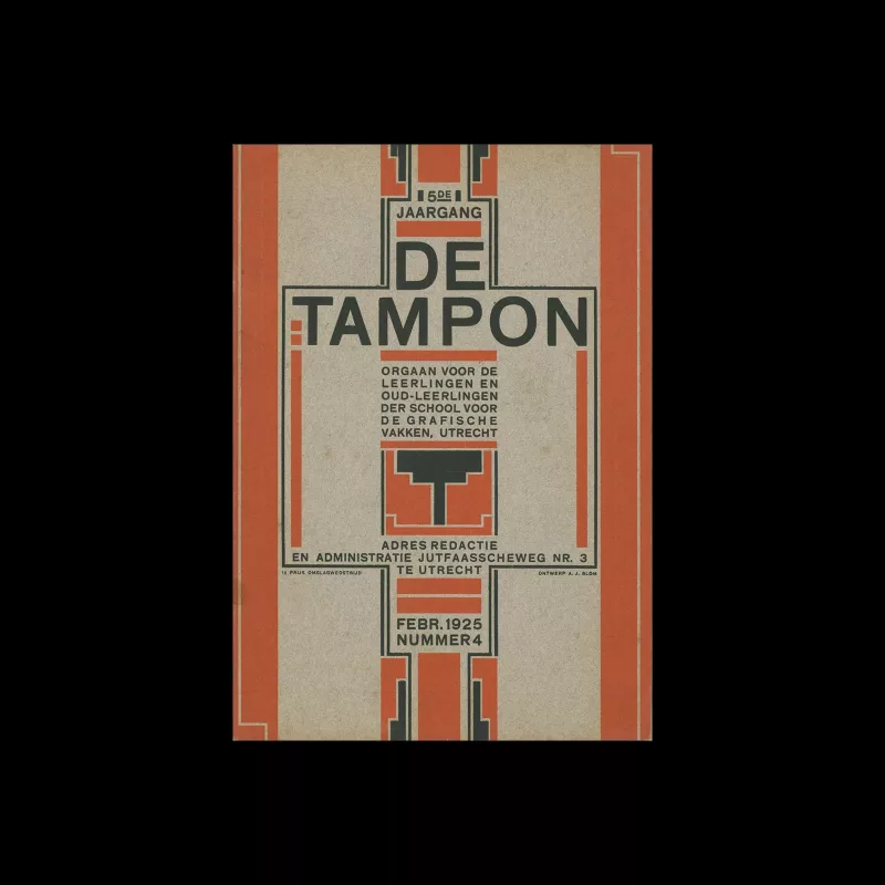 De Tampon, February 1925, School voor de Grafische Vakken, Utrecht
