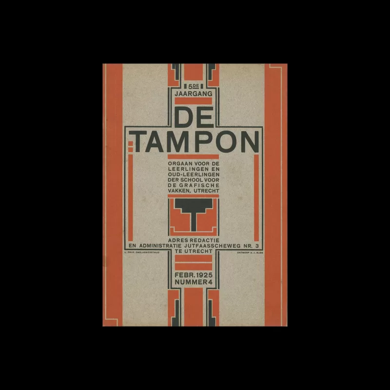 De Tampon, February 1925, School voor de Grafische Vakken, Utrecht