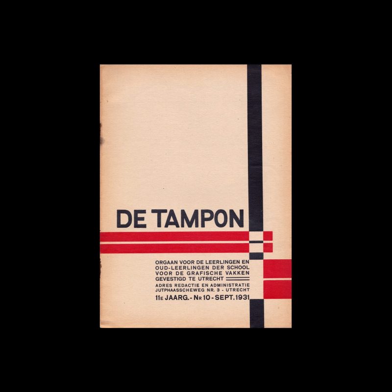 De Tampon, Sept 1931, School voor de Grafische Vakken, Utrecht