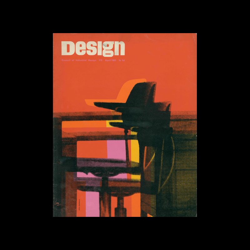 Design, Council of Industrial Design, 172, April 1963. Cover design by John Jamieson