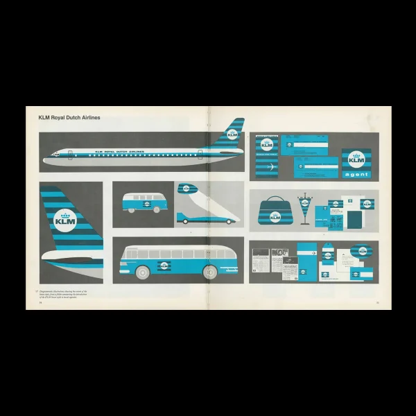 Design Coordination and Corporate Image, Studio Vista, 1967. KLM - Henrion