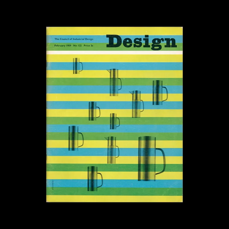 Design, Council of Industrial Design, 122, February 1959. Cover design by Ian Bradbery