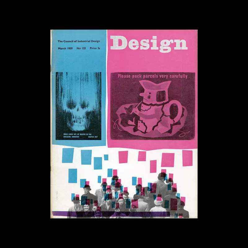 Design, Council of Industrial Design, 123, March 1959. Cover most likely Sheila Stratton
