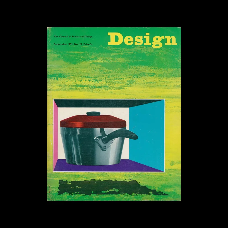 Design, Council of Industrial Design, 129, September 1959. Cover design by Ken Garland