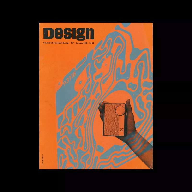 Design, Council of Industrial Design, 157, January 1962. Cover design by Ken Garland