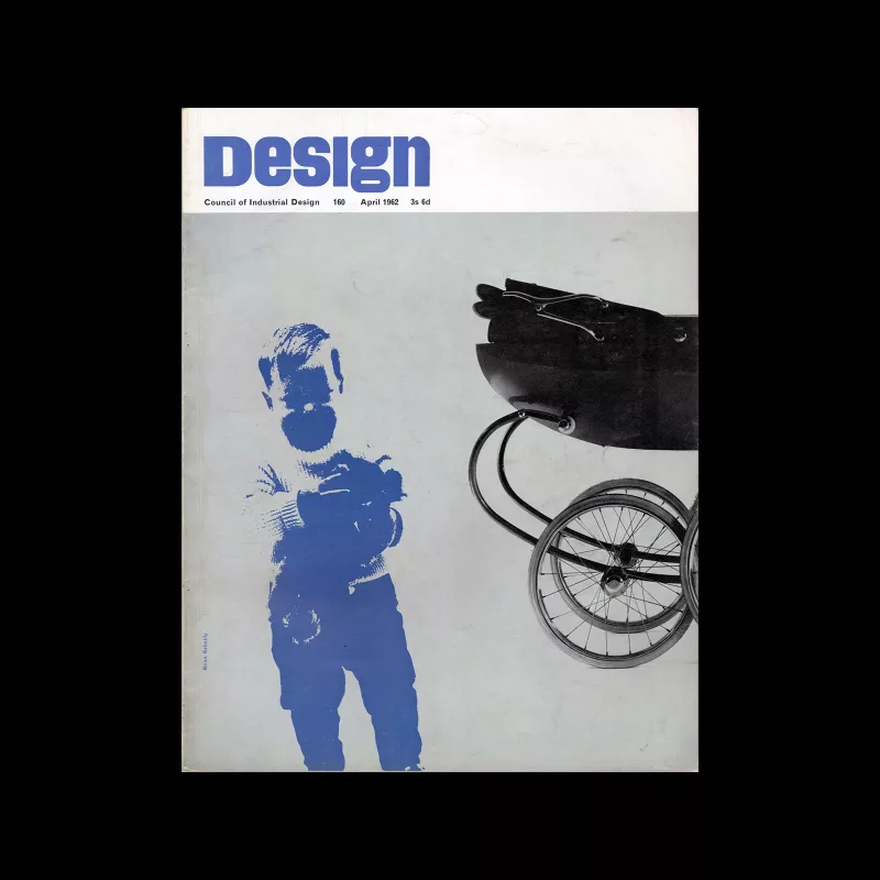 Design, Council of Industrial Design, 160, April 1962. Cover design by Brian Grimbly