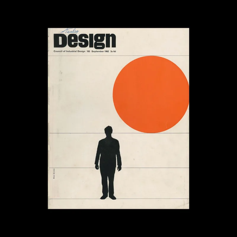 Design, Council of Industrial Design, 165, September 1962. Cover design by Brian Grimbly