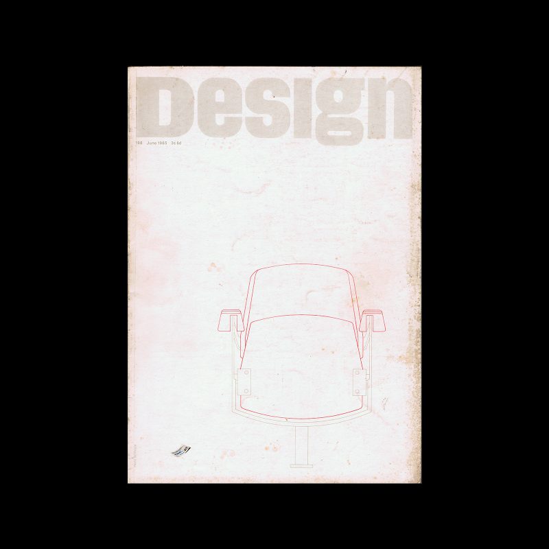 Design, Council of Industrial Design, 198, June 1965. Cover design by Hans Schleger