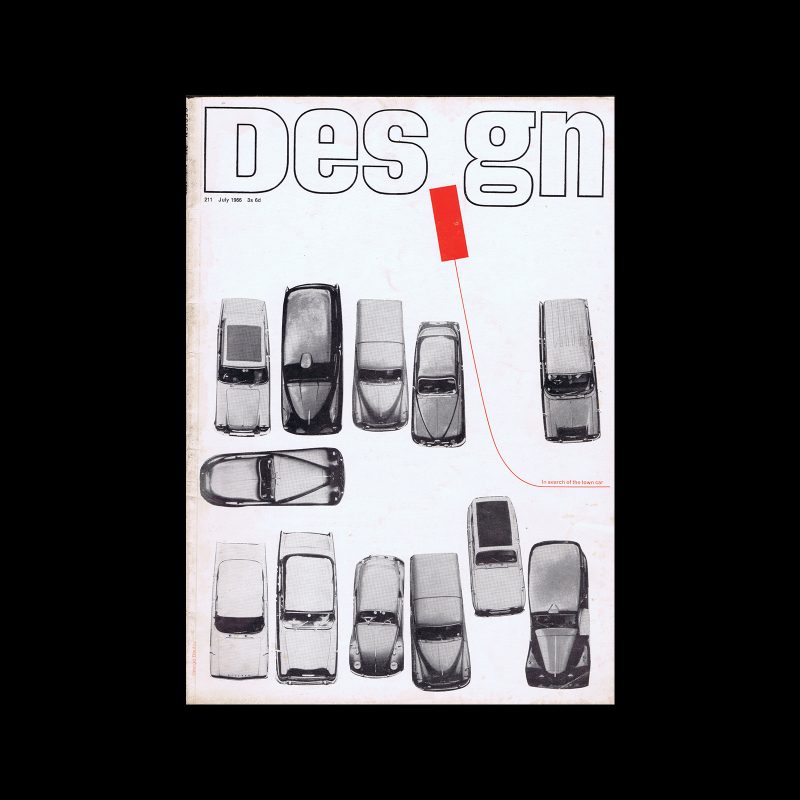 Design, Council of Industrial Design, 211, July 1966. Cover design by George Daulby