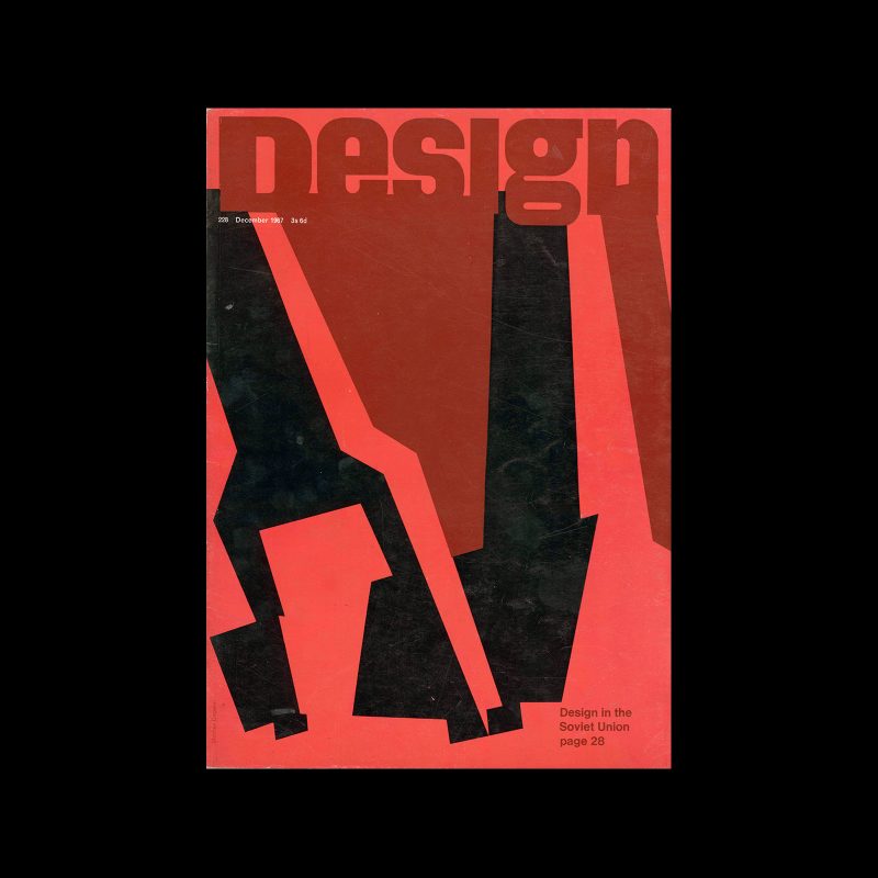 Design, Council of Industrial Design, 228, December 1967. Cover design by Stephen Dwoskin