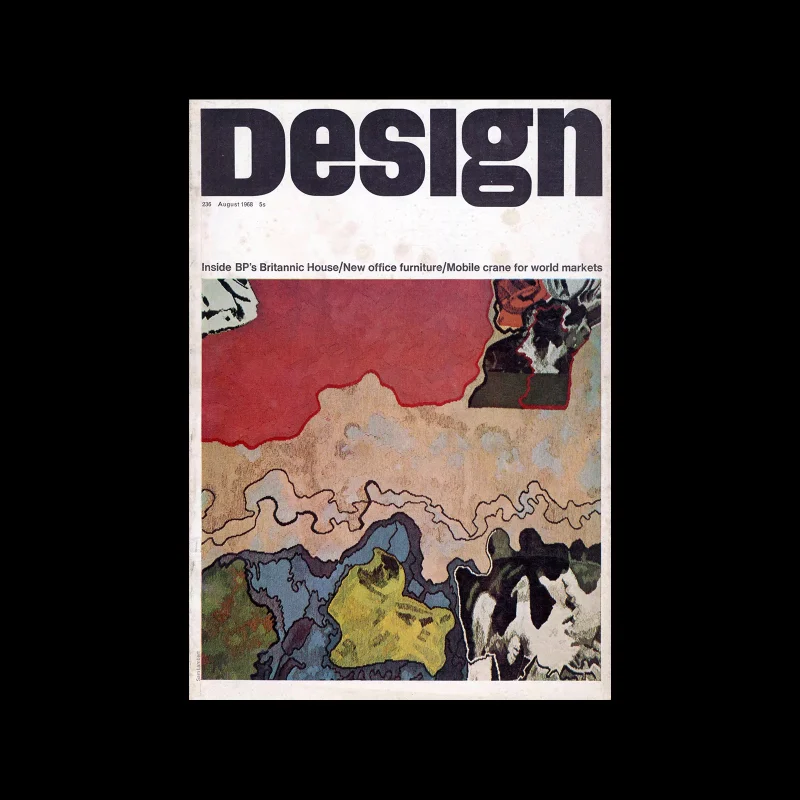 Design, Council of Industrial Design, 236, August 1968. Cover by Sam Lambert