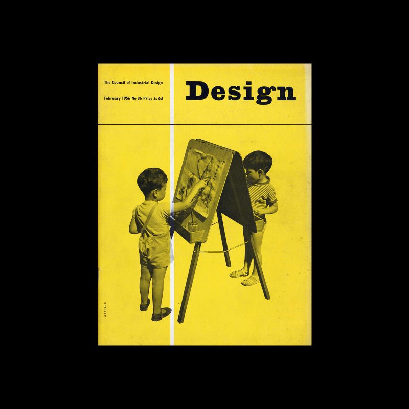 Design, Council of Industrial Design, 92, February 1956. Cover design by Ken Garland