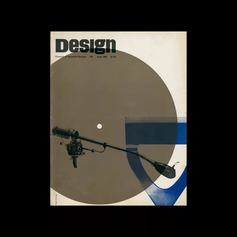 Design, Council of Industrial Design, 162, June 1962. Cover design by Hans Schleger