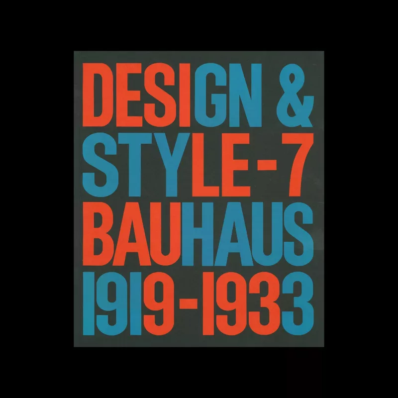 Design and Style - 7 Bauhaus 1919-1933, Mohawk Papers Mills, 1991. Designed by Seymour Chwast