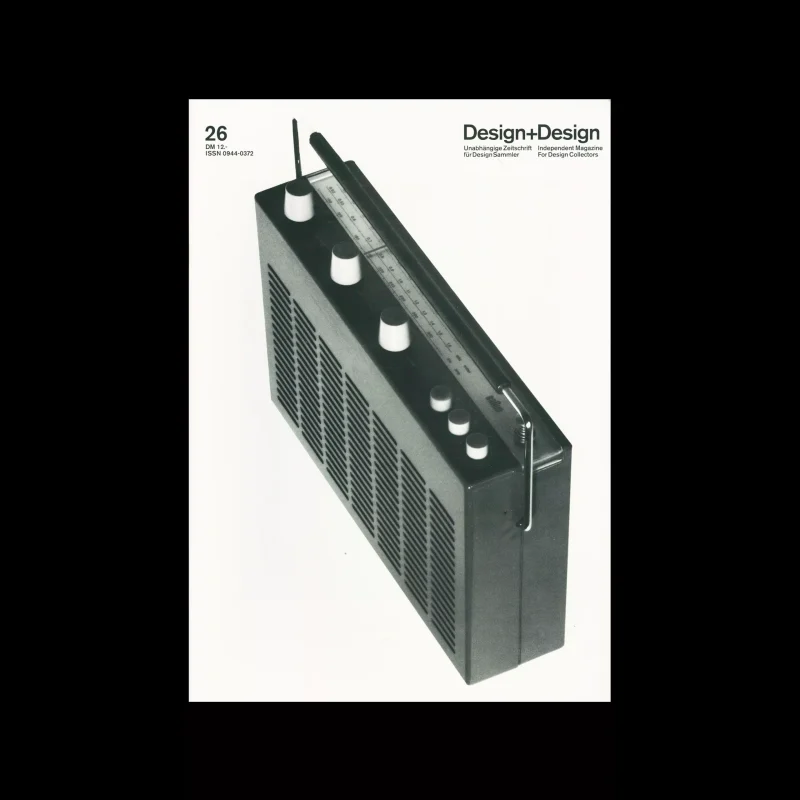 Design+Design, 26, 1993. Designed by Jo Klatt.