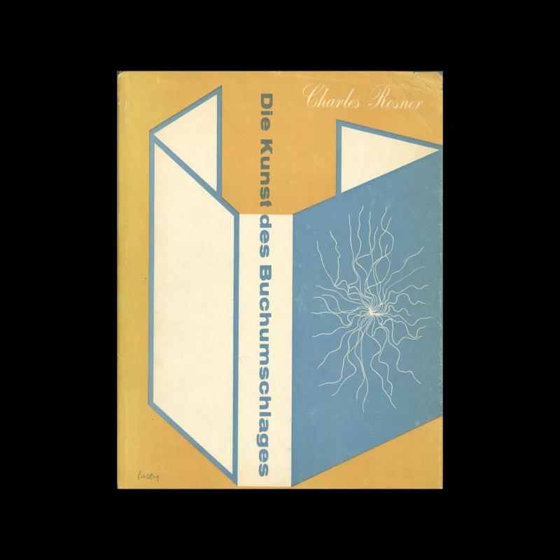 Die Kunst des Buchumschlages, Gerd Hatje, 1954. Cover design by Alvin Lustig