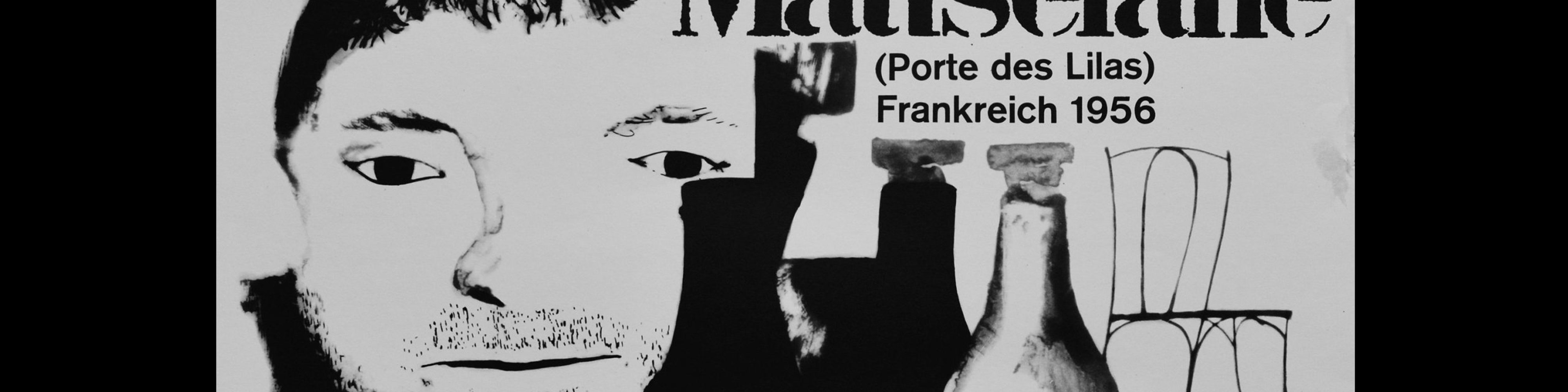 Die Mausefalle, Atlas Films Poster, 1960s. Designed by Karl Oskar Blase