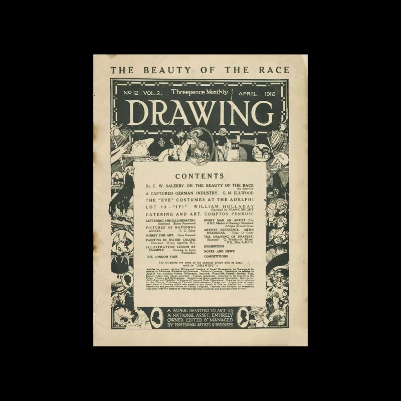 Drawing and Design No 12, Vol 2, April 1916