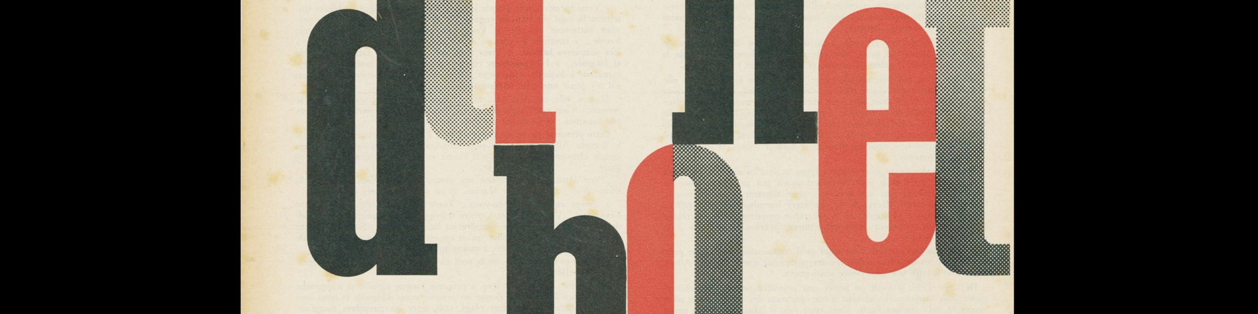 Dubonnet, Press Advertisement, 1956. Design by Salvi